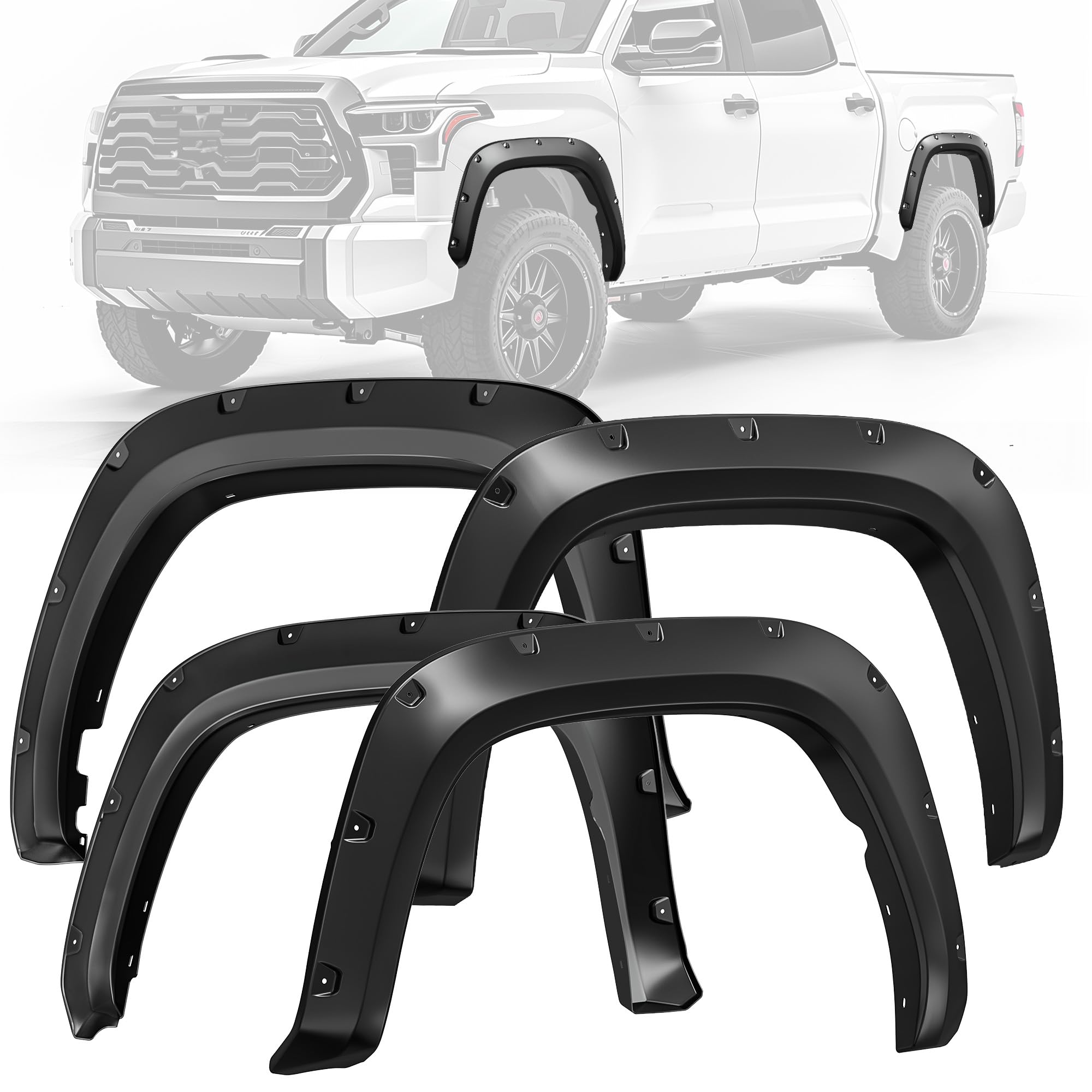 Amazon.com: YITAMOTOR Front Rear Fender Flares Compatible